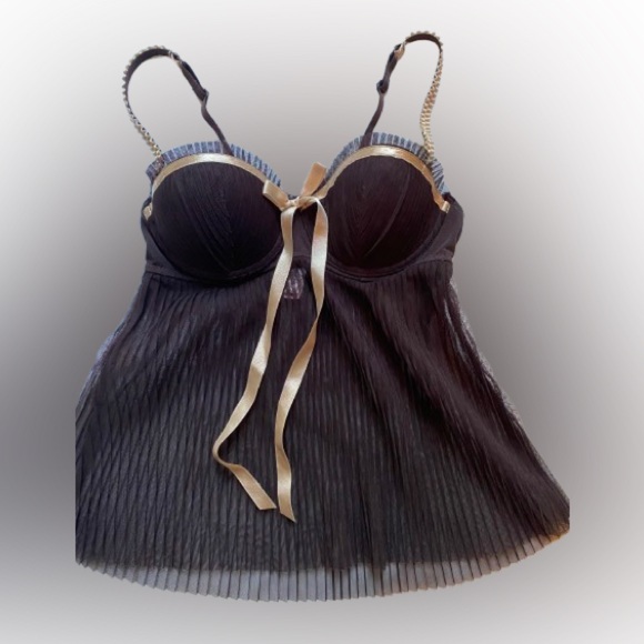 La vie en rose sheer bustier cami - Picture 2 of 4